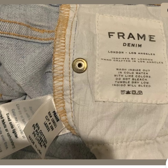 Frame Denim Le Skinny de Jeanne Size 27 - Picture 6 of 7